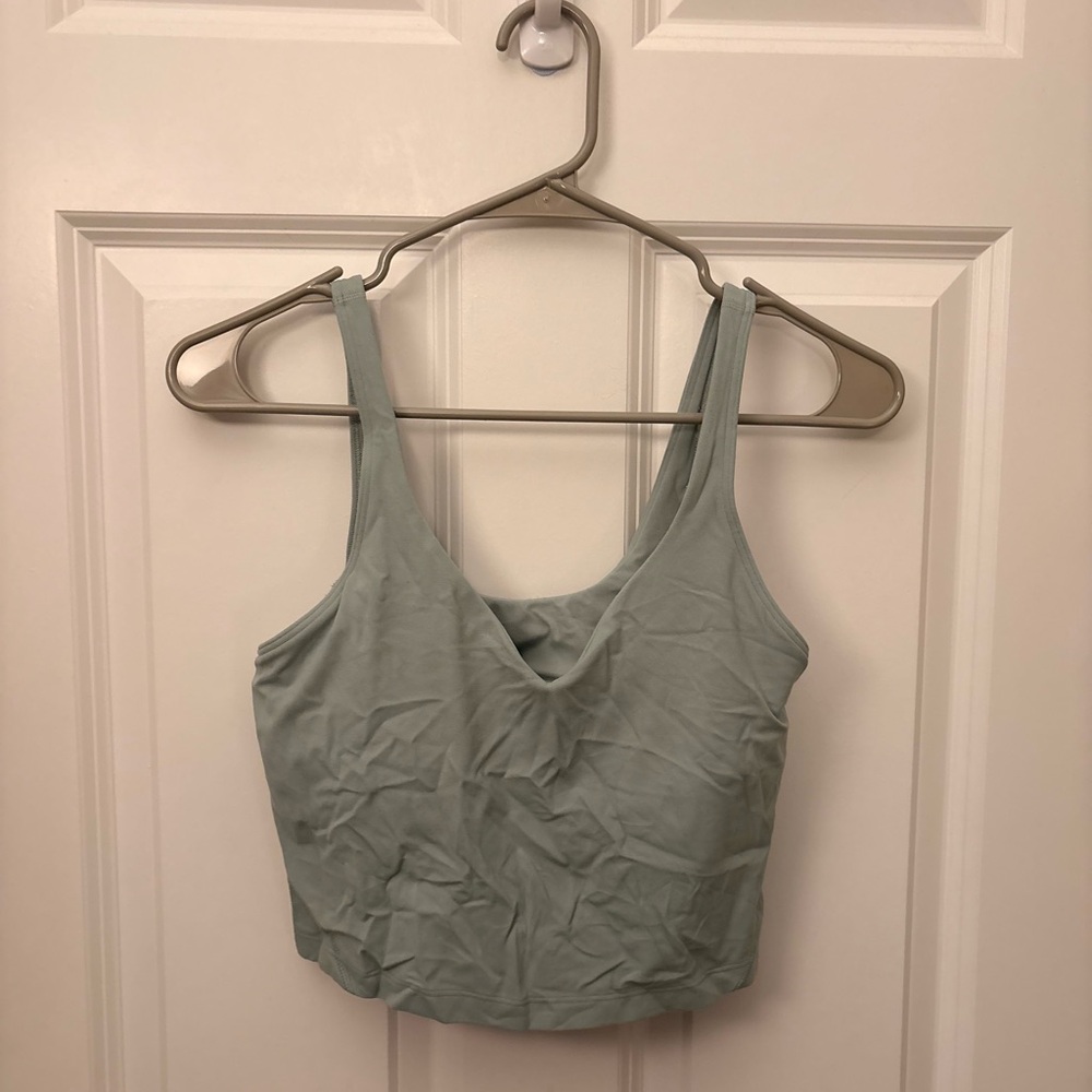 lululemon athletica Light Blue Crop Top